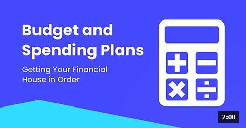 Getting Your Financial House in Order: Budget and Spending Plans cover image