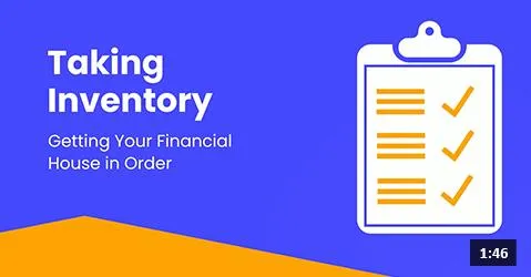 Getting Your Financial House in Order: Taking Inventory cover image